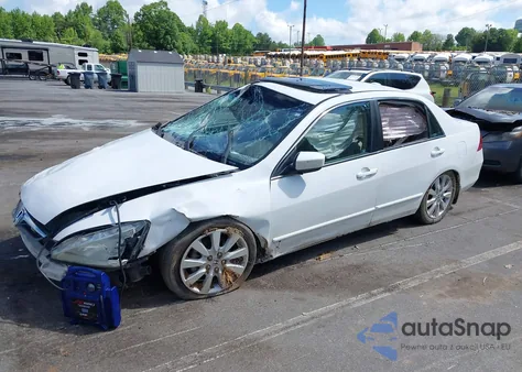 2007 Honda Accord 3.0 Ex из США, поврежденный, VIN 1HGCM66567A092289